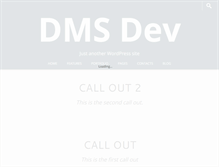 Tablet Screenshot of dmsdev.info